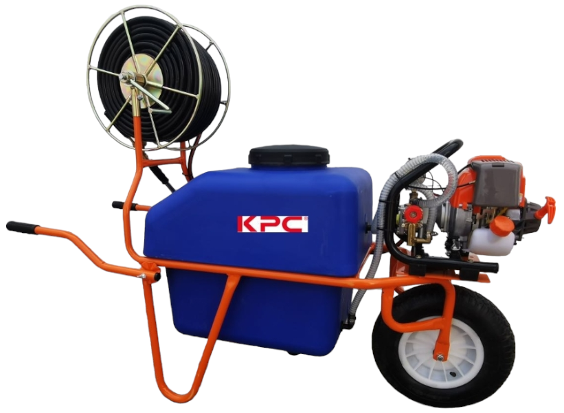 CARRETILLA DE PULVERIZAR 1 RUEDA 4T 100L